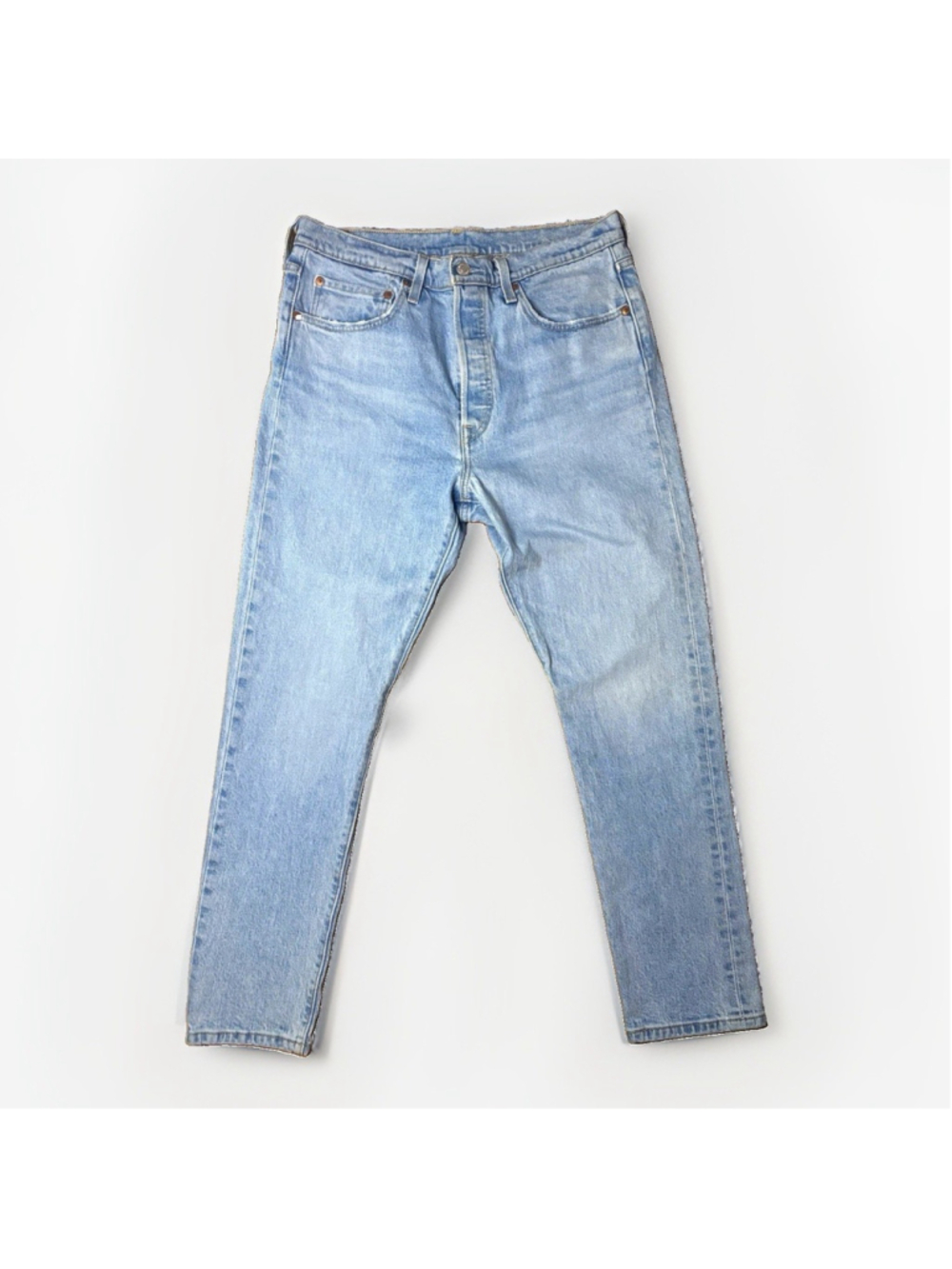 Levi’s 501 S Skinny Jeans Women’s W31 L28 Light Wash High Rise Button Fly